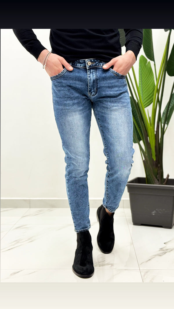 Jeans marmorizzato Capri Fit